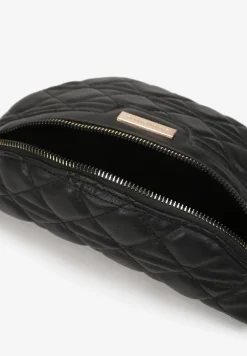 Czarna Nerka Pikowana z Paskiem i Łańcuszkiem Guergoria