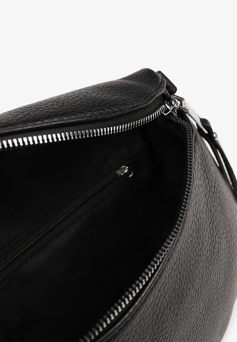 Czarna Nerka z Paskiem Ozdobionym Geometryczny Motywem Nilesina