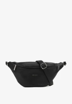 Czarna Nerka ze Srebrnymi Detalami na Regulowanym Pasku Turessa