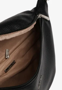 Czarna Nerka ze Srebrnymi Detalami na Regulowanym Pasku Turessa