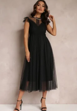 Czarna Sukienka Canissa