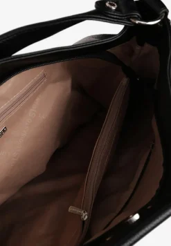 Czarna Torebka Hobo z Regulowanym Paskiem Crossbody Tenovesa