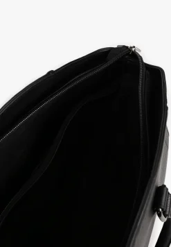 Czarna Torebka o Dużym Fasonie Tote Amioris