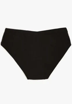 Czarne Bawełniane Majtki Figi z Napisami Zeiala