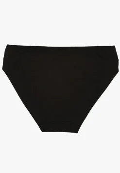 Czarne Bawełniane Majtki o Kroju Fig Conevia