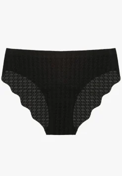 Czarne Bezszwowe Majtki Typu Figi Liliviana