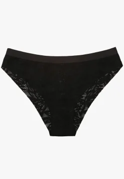 Czarne Koronkowe Majtki Typu Figi Lililoria