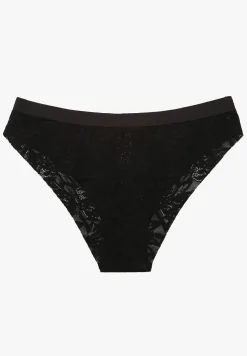 Czarne Koronkowe Majtki Typu Figi Lililoria