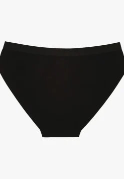 Czarne Majtki Bezszwowe Ozdobione Geometrycznym Wzorem Navlinne