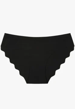 Czarne Majtki Figi o Bezszwowym Wykończeniu Dolitia