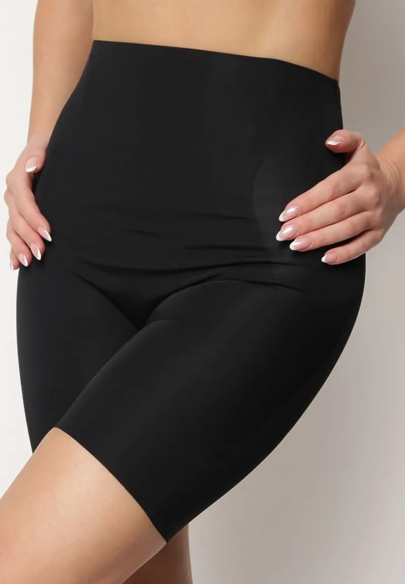 Czarne Majtki Modelujące High Waist z Push-Upem Furbia