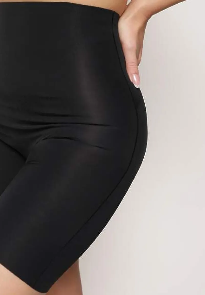 Czarne Majtki Modelujące High Waist z Push-Upem Furbia