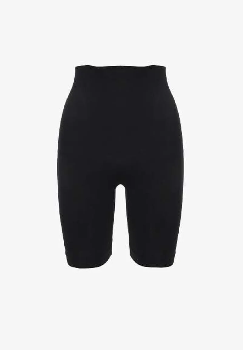 Czarne Modelujące Majtki z Wysokim Stanem Asolia