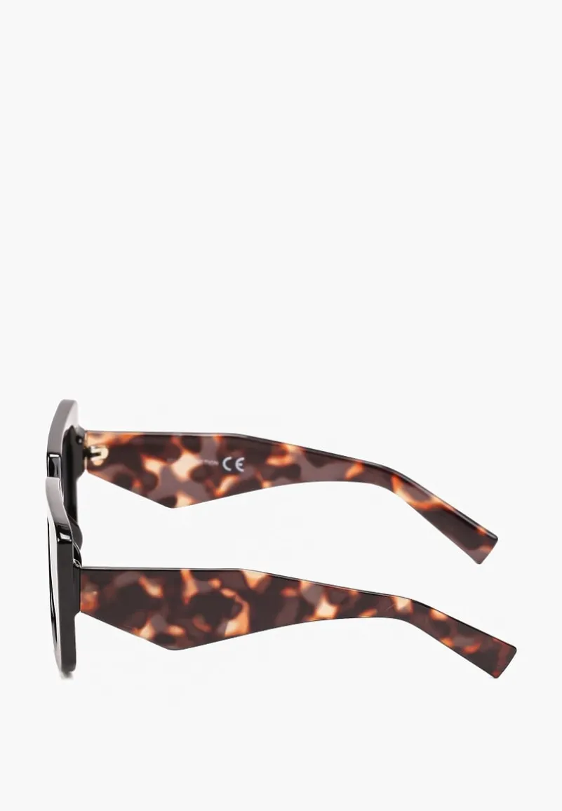 Czarne Okulary Przeciwsłoneczne z Filtrem UV i Cieniowanymi Szkłami Naivessa