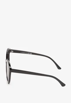 Czarne Okulary Przeciwsłoneczne z Filtrem UV ze Szkłami Ombre Taseldi