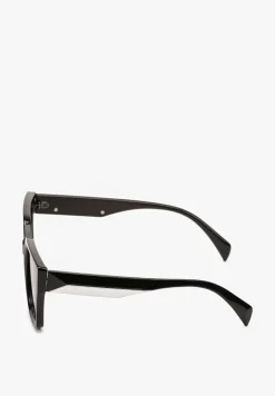 Czarne Okulary Przeciwsłoneczne o Kwadratowym Fasonie Clarilia
