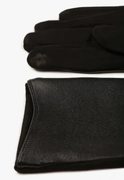 Czarne Rękawiczki w Klasycznym Stylu Frolila