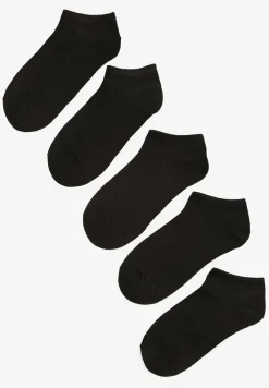 Czarne Skarpety Typu Stopki z Bawełny 5-Pack Arririda