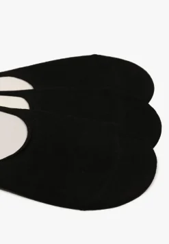 Czarne Skarpety z Bawełny Stopki Folenira