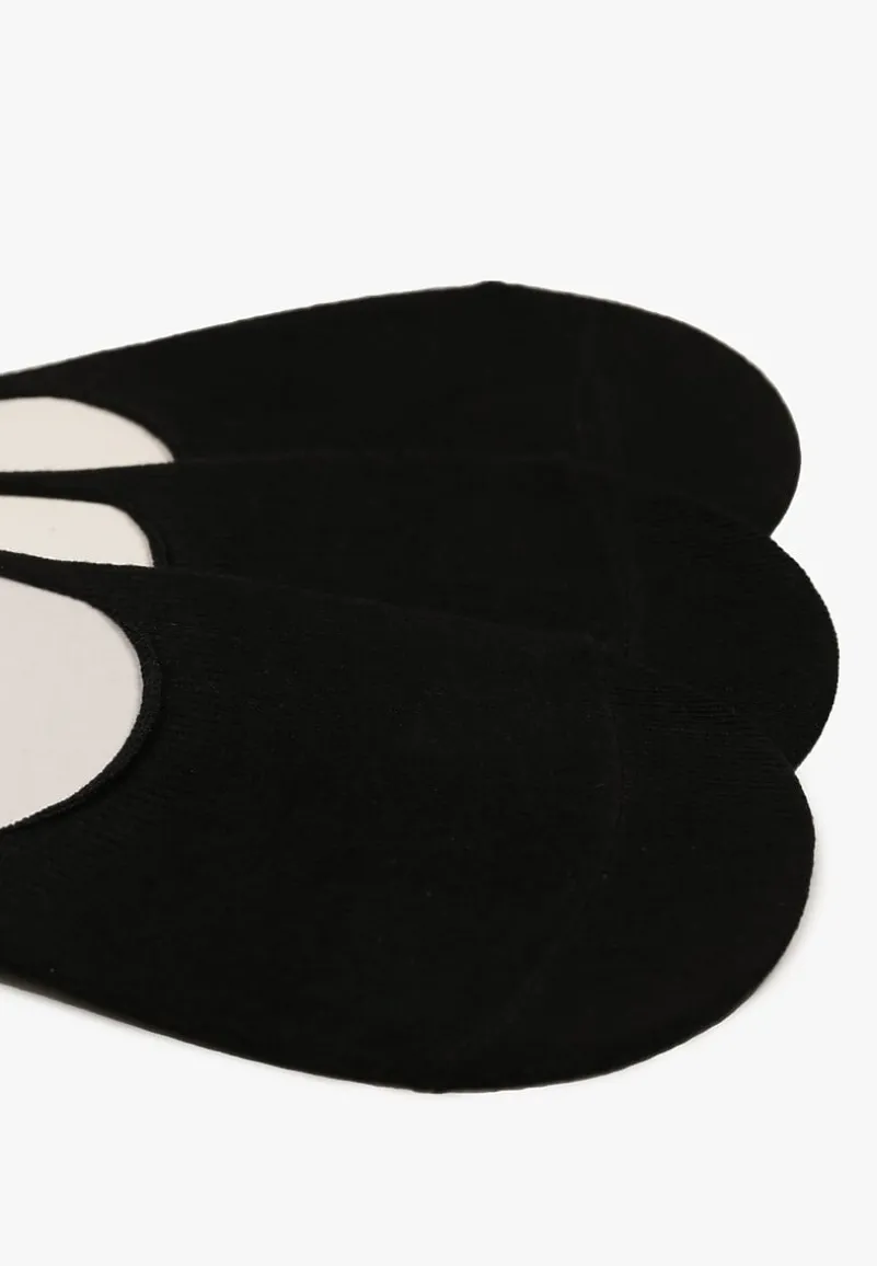 Czarne Skarpety z Bawełny Stopki Folenira