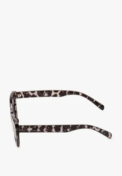 Czarno-Niebieskie Przeciwsłoneczne Okulary z Oprawkami Kocie Oczy Aclitssa