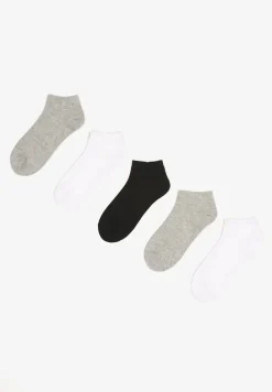 Czarno-Szare 5-pack Skarpet do Kostki Veruzi