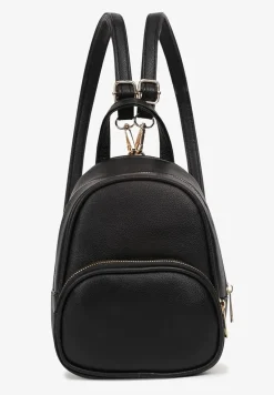 Czarny Casualowy Plecak z Regulowanymi Odpinanymi Paskami Nelarise