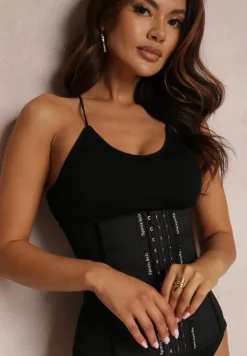 Czarny Gorset Wyszczuplający Alora