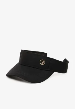 Czarny Kapelusz Daszek na Rzep z Regulacją z Tyłu Chibii