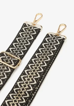 Czarny Pasek do Torebki z Regulacją Sarilite