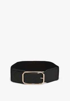 Czarny Pasek Elastyczny Szeroki Nosa