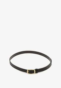 Czarny Pasek Ozdobiony Klamrą Mevenia