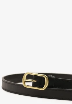 Czarny Pasek Ozdobiony Klamrą Mevenia