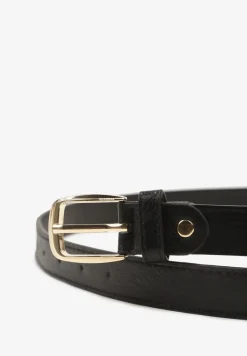 Czarny Pasek Ozdobiony Klamrą Revaselle
