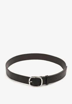 Czarny Pasek Ozdobiony Zaokrągloną Klamrą Pumea