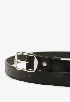 Czarny Pasek z Ozdobną Klamrą Filariela