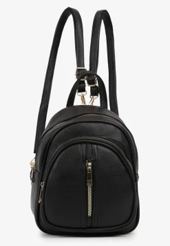 Czarny Plecak z Kieszonkami i Szelkami z Możliwością Regulacji Eanesia