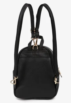 Czarny Plecak z Regulowanymi Szelkami Zapinany na Suwak Timanrre