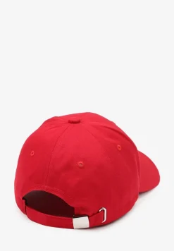 Czerwona Czapka z Daszkiem z Bawełny z Możliwością Regulacji Ravzeri