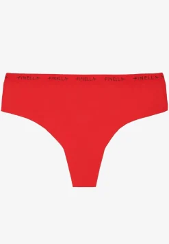 Czerwone Bezszwowe Majtki z Napisami Davoria
