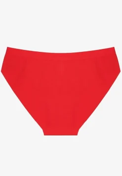 Czerwone Majtki Bezszwowe Ozdobione Geometrycznym Wzorem Navlinne