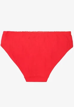 Czerwone Majtki Figi Bawełniane Zenvisa