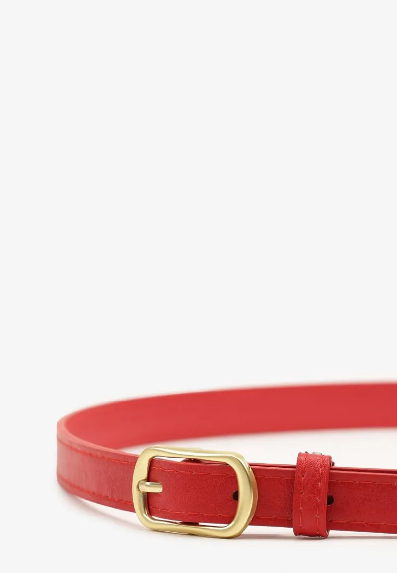 Czerwony Pasek Ozdobiony Klamrą Mevenia
