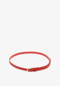 Czerwony Pasek Ozdobiony Klamrą Reveanna