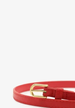 Czerwony Pasek Ozdobiony Klamrą Reveanna