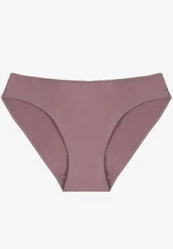 Fioletowe Majtki Typu Figi z Bawełny Silomena