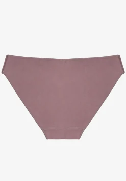 Fioletowe Majtki Typu Figi z Bawełny Silomena
