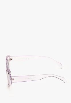 Fioletowe Nowoczesne Okulary Przeciwsłoneczne Givilia