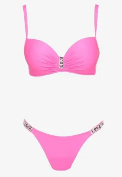 Fuksjowe Bikini z Cyrkoniami i Regulowanymi Ramiączkami Tloen