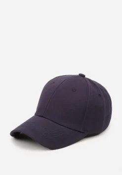 Granatowa Bawełniana Czapka z Daszkiem Finarda
